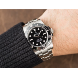Rolex Submariner Black Dial Steel Mens Automatic Watch