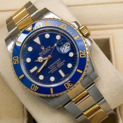 Rolex Submariner Blue Dial Mens Automatic Watch ( Gold/Steel )