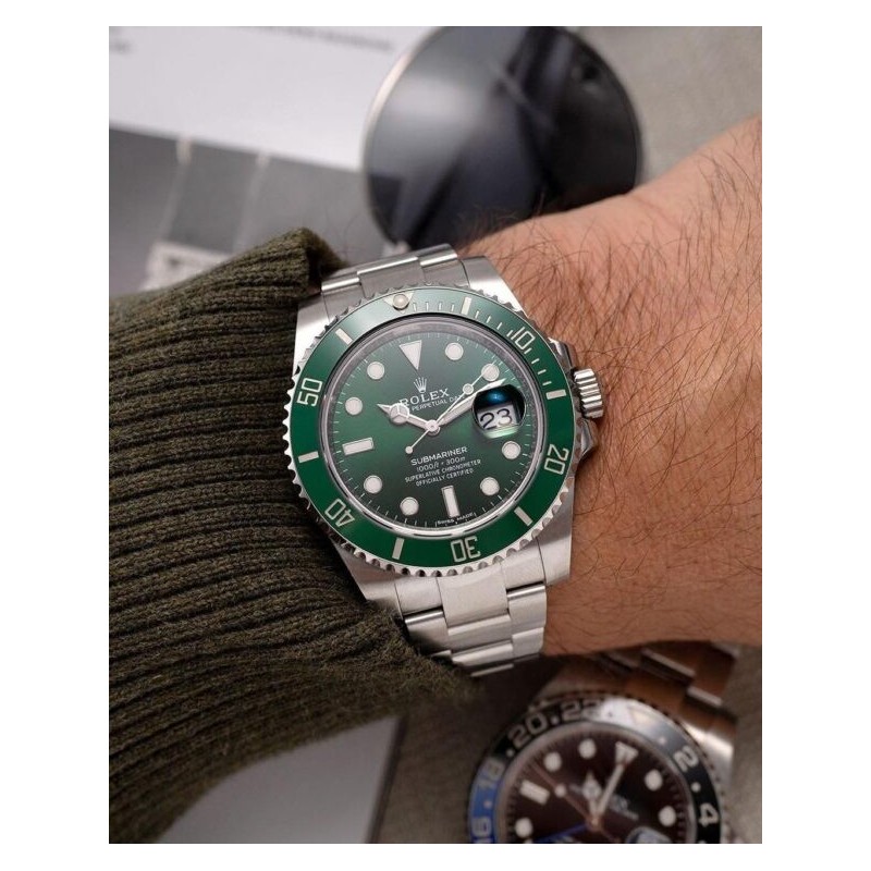 Black Stainless Steel Rolex Submariner Green at Rs 6950/piece in Mumbai