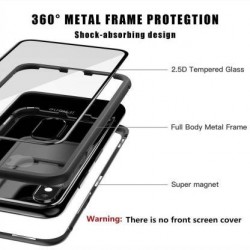 Asus Zenfone Max Pro M1 / M2 Case Ultra Slim Magnetic Cover Metal Frame (Black).