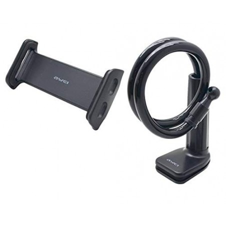 Awei Strong Material Mobile Phone Mount and Stands and Tablet Stand Supports Devices Upto 4~10.5 inches in Size (A)