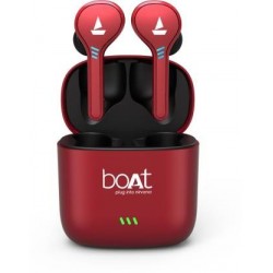 boAt Airdopes 433/431 Bluetooth Headset Red True Wireless