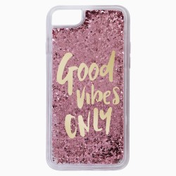 Good Vibes Only Back Case For IPhone 7 Gold / Rose Gold