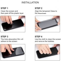 MI Max 2 Edge to Edge Premium 11D Tempered Glass Screen Protector Black / White
