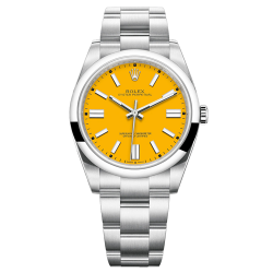 Rolex Oyster  Perpetual Yellow Dial 212