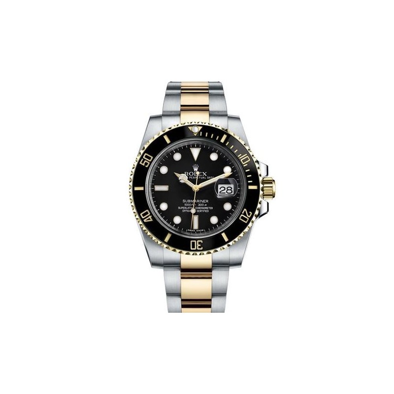 Rolex 8880 Stainless Steel  Black Dial