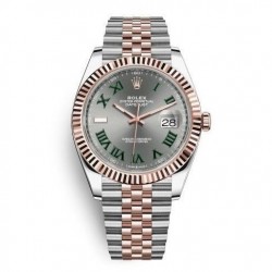 Rolex Oyster Perpetual  Rosegold Day-Date Grey Green