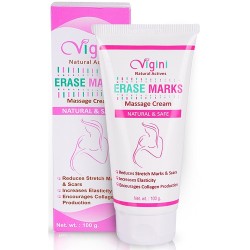Vigini Natural Actives Stretch Marks Scar Remove Remover Removal oil Cream with Bio Oil in Pregnancy Delivery for Women 100G