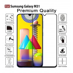 vexclusive®Tempered Glass for Samsung Galaxy M31 / F41 / M31 Prime | Screen Protector Full HD Quality Edge to Edge Coverage