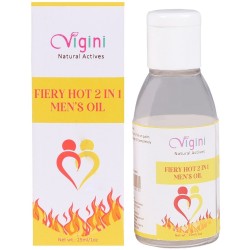 Vigini Natural Actives Fiery Hot  Ling Long Booster Penis Enlargement Performance Energy Power Lubricant Sexual Men's Oil 25ml