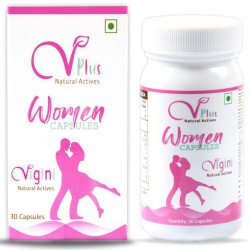 Vigini Natural Sexual Stamina Booster Capsule Women Arousal Regain Vaginal use with Vaginal Tightening Whitening Lubricant Cream