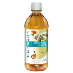 HealthKart Filtered Apple Cider Vinegar 0.5 L Natural Pet Bottle