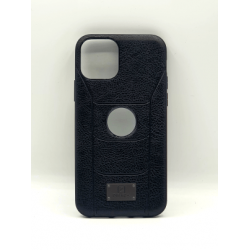 PULOKA Premium Matte Leather Case  for Iphone 11pro black