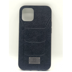 PULOKA Premium Matte Leather Case for Iphone 12 Mini – black