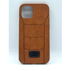 PULOKA Premium Matte Leather Case for  Iphone 12 Mini – Brown