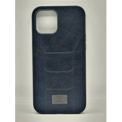 PULOKA Premium Matte Leather Case for Iphone  12 promax – Black