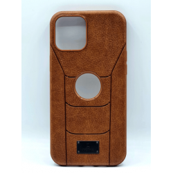 PULOKA Premium Matte Leather Case for Iphone  12 promax – Brown