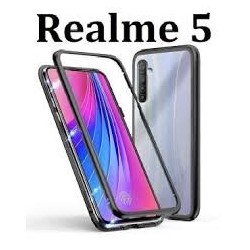 Realme 5 Case Ultra Slim  Magnetic Cover Black