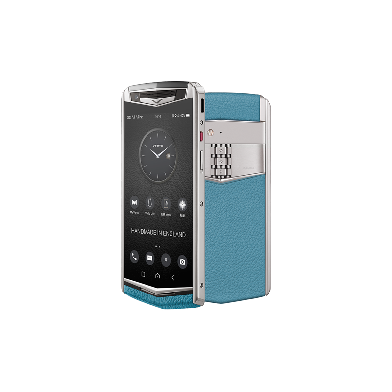 VERTU ASTER P BLUE  AND SILVER