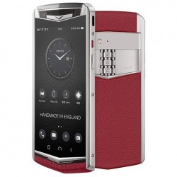 VERTU ASTER P RED AND SILVER