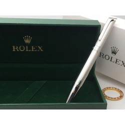 Rolex Ballpen  Silver with Design