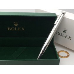 Rolex Ballpen  Full Silver with Design