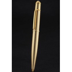 Diabolo de Cartier Gold Ballpoint Pen Palladium  Finish Resin Cabochon ST180067 Sold Online PE066