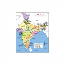 Wallpics Vinyl India Map...