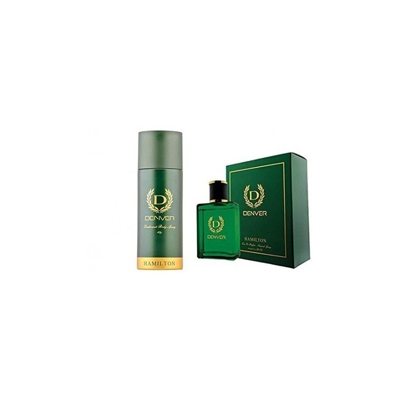 DENVER Imperial Gift Set Perfume 60 ML+ 165 ML Deodorant Spray - For Men  Price in India, Full Specifications & Offers | DTashion.com