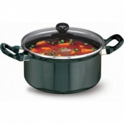 Futura non-stick stewpot with glass lid, 3 litres