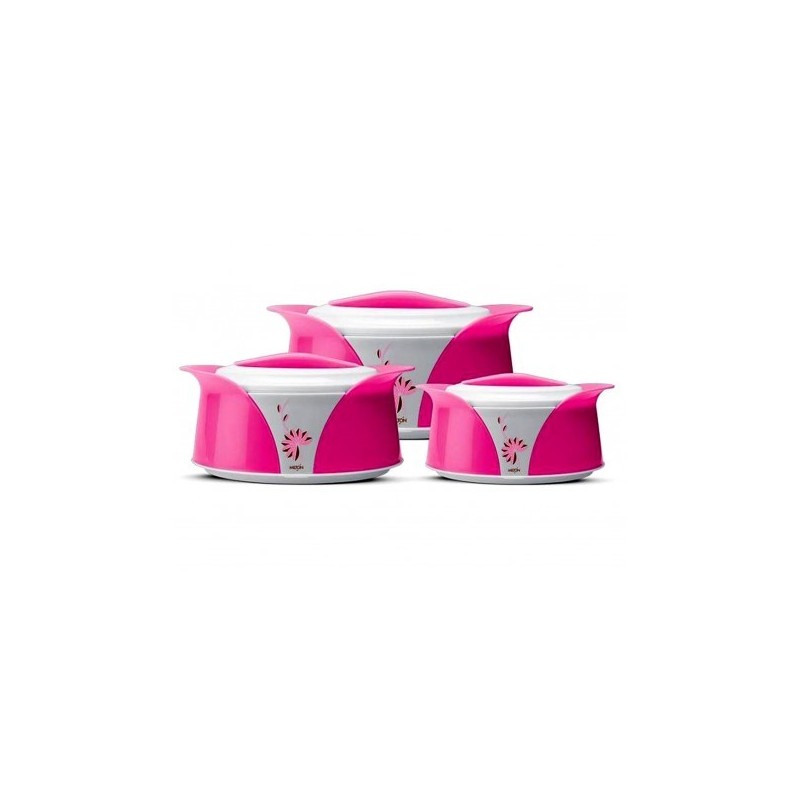 Amazon.com | Milton Orchid Jr. Casserole Gift Set of 3, Pink: Tureens
